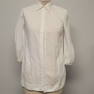 Lilly Pulitzer White Tunic With Pockets. 100% Cotton. Size S